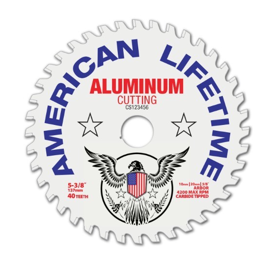 American Lifetime Aluminum Cutting Circular Saw Blade 5-3/8" (40 Teeth)