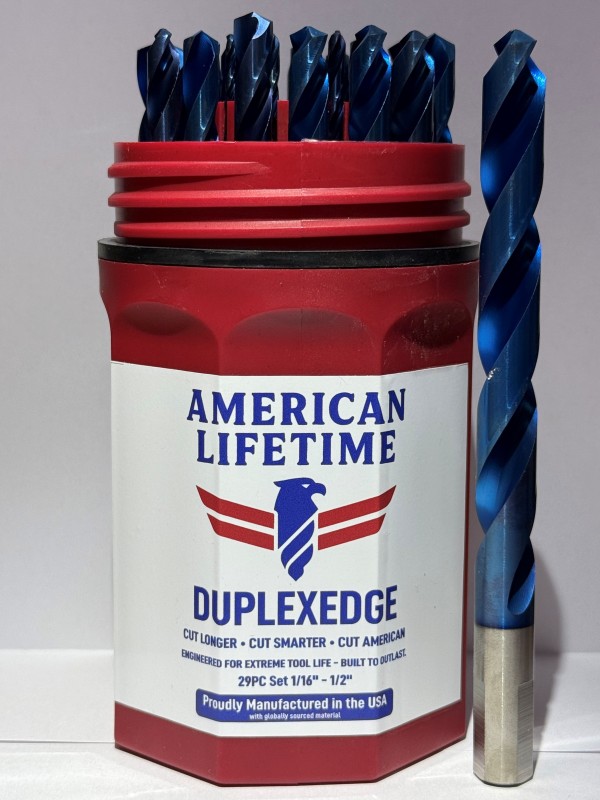 American Lifetime Duplex Edge Drill Bit Set 29PC (1/16" – 1/2")