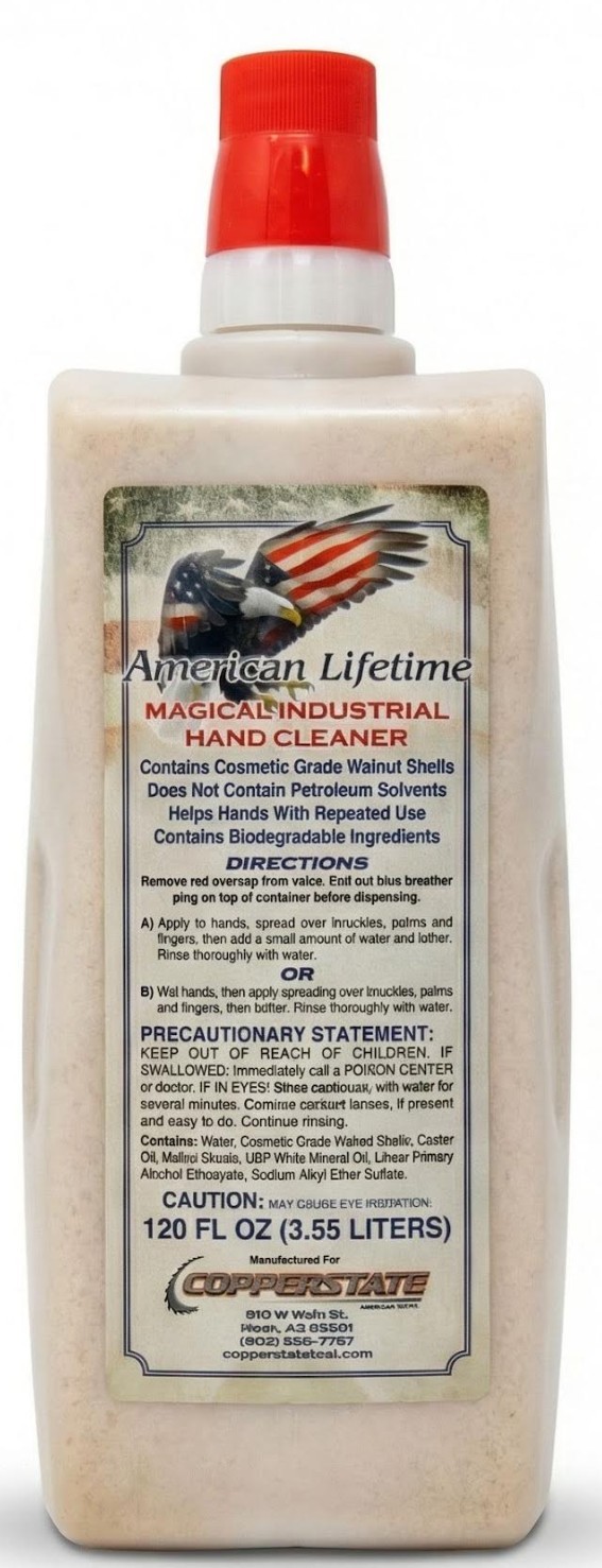 American Lifetime Magical Industrial Hand Cleaner 120 FL OZ (3.55 Liters)